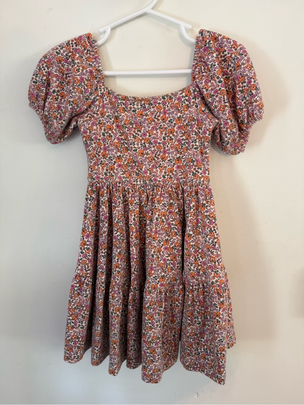 Alice + Ames Toddler Floral Puff-Sleeve Dress